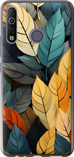 

Чохол Кольорове листя на Tecno Camon 12 Air CC6 1629481