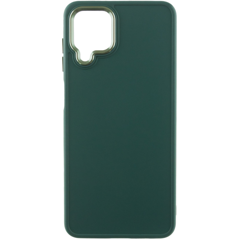 Фото TPU чохол Bonbon Metal Style на Samsung Galaxy A12 (Зелений / Army green) на vchehle.ua