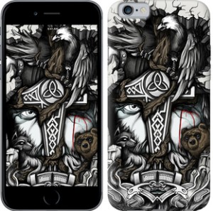 Чехол Тату Викинг для iPhone 6 (4.7'')