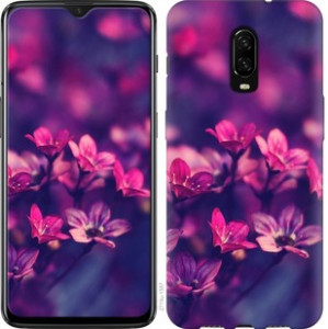 Чехол Пурпурные цветы для OnePlus 6T