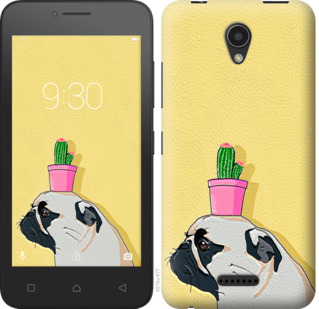 

Чехол Мопс с кактусом для Lenovo A Plus / A1010 795509