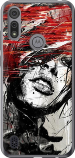 

Чехол Лицо девушки для Motorola E6s 1592997