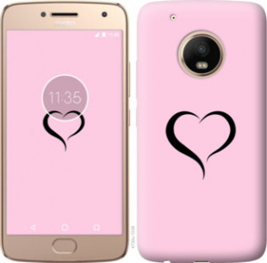 Чехол Сердце 1 для Motorola Moto G5 PLUS