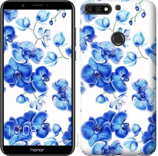 

Чехол Голубые орхидеи для Huawei Honor 7C 725252