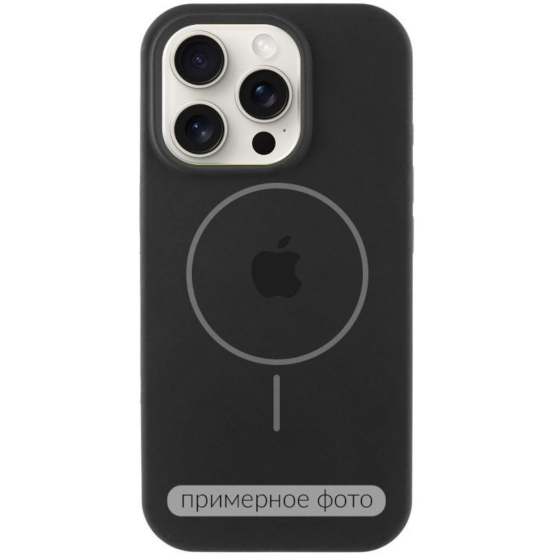Чехол Silicone Case Full Protective (AA) with Magnetic Safe для Apple iPhone 11 (6.1") (Черный / Black)