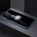 Фото TPU+PC чехол Deen CrystalRing for Magnet (opp) для Apple iPhone 11 (6.1") (Бесцветный / Темно-синий) на vchehle.ua