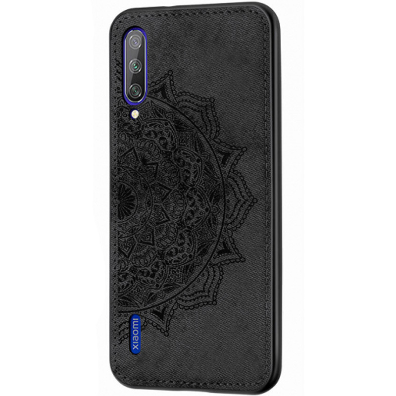 

TPU+Textile чехол Mandala с 3D тиснением для Xiaomi Mi A3 (Черный) 718023