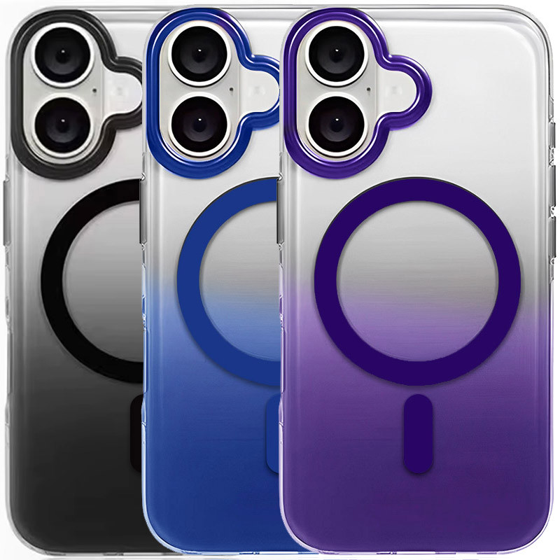 Чехол TPU+PC Phantom with Magnetic Safe для Apple iPhone 16 (6.1")