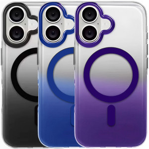 Чехол TPU+PC Phantom with Magnetic Safe для Apple iPhone 16 (6.1")