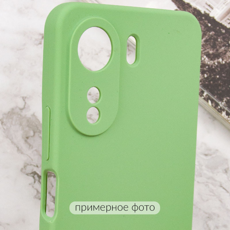 Замовити Чохол Silicone Cover Lakshmi Full Camera (AAA) на Xiaomi Redmi 13C / Poco C65 (М'ятний / Mint) на vchehle.ua