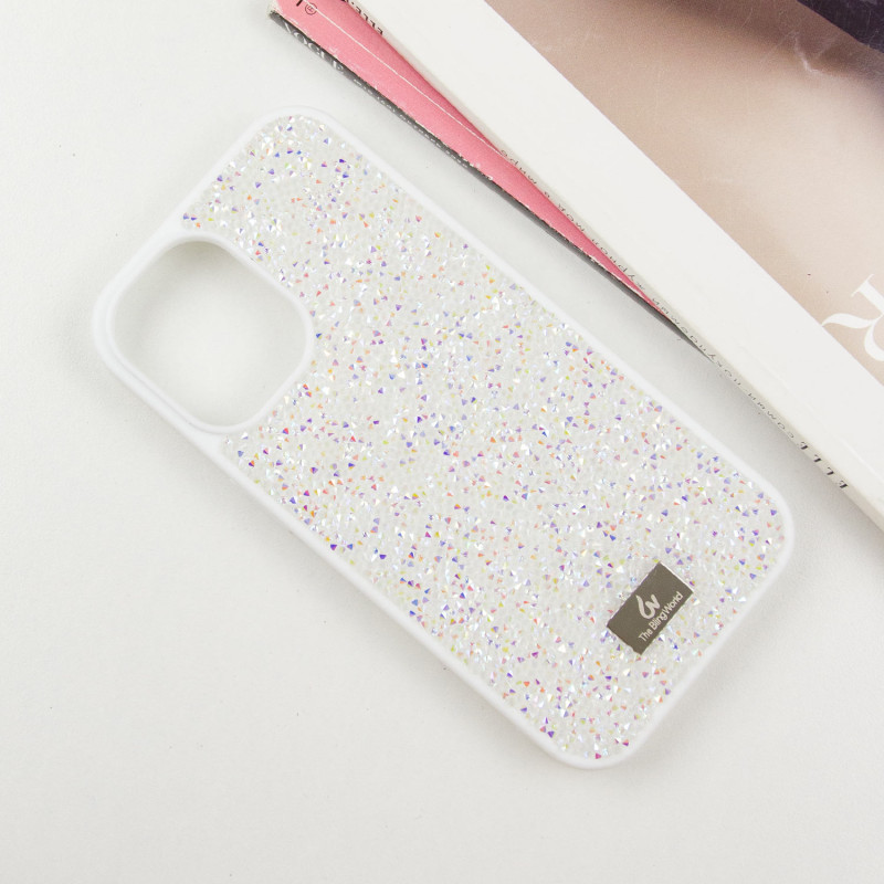 Фото TPU чохол Bling World Rock Diamond на Apple iPhone 16 (6.1") (Білий) на vchehle.ua