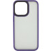 Фото TPU+PC чехол Metal Buttons для Apple iPhone 12 Pro / 12 (6.1") (Темно-фиолетовый) в магазине vchehle.ua