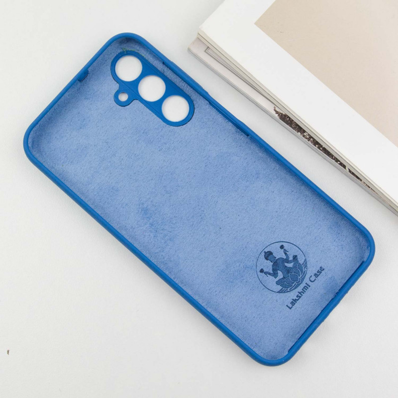 Купити Чохол Silicone Cover Lakshmi Full Camera (AA) на Samsung Galaxy A55 (Синій / Navy Blue) на vchehle.ua
