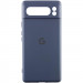 Чохол Silicone Cover Lakshmi Full Camera (AA) with logo на Google Pixel 8 Pro (Синій / Midnight blue)