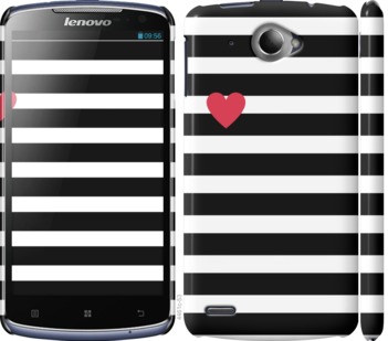 

Чехол Черно-белые полосы для Lenovo S920 751831