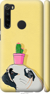 

Чехол Мопс с кактусом для Xiaomi Redmi Note 8 795672