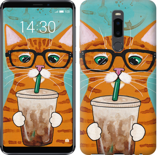 

Чехол Зеленоглазый кот в очках для Meizu Note 8 687641