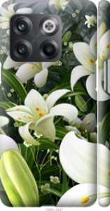 Чехол Белые лилии для OnePlus 10T