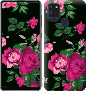 

Чехол Розы на черном фоне для Samsung Galaxy A21s A217F 934081