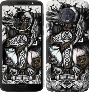 Чехол Тату Викинг для Motorola Moto G6 Plus