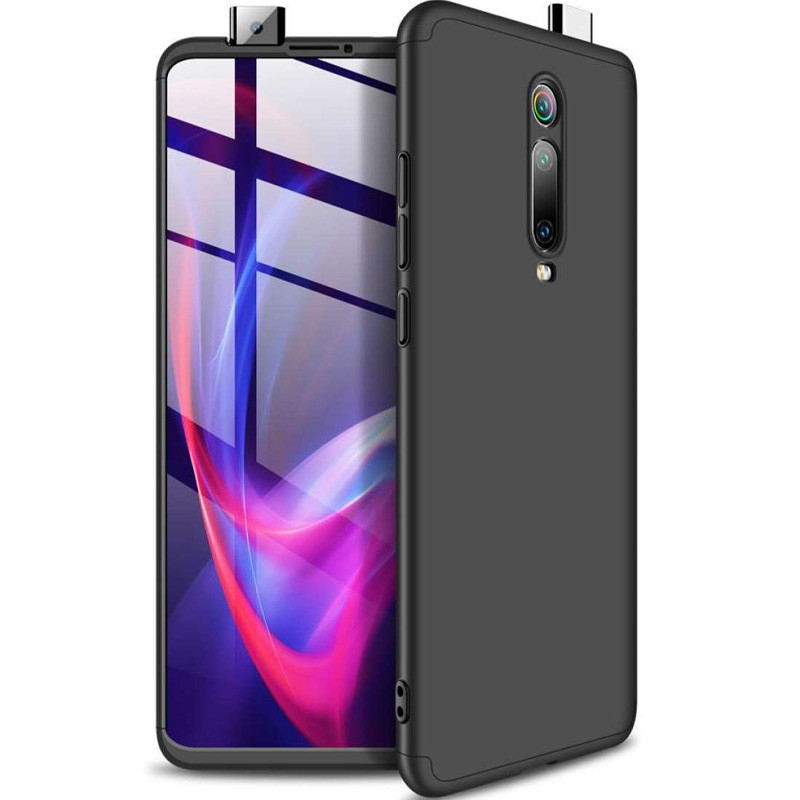 Пластиковая накладка GKK LikGus 360 градусов (opp) для Xiaomi Redmi K20 / K20 Pro / Mi9T / Mi9T Pro (Черный)