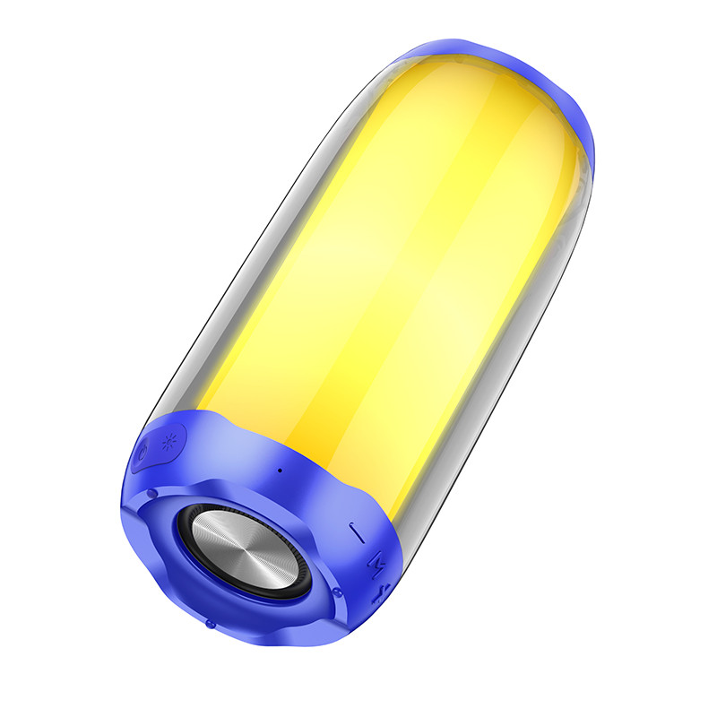 Уцінка Bluetooth Колонка Hoco HC8 Pulsating colorful (Час авт. работи 2,5 год / Синій)