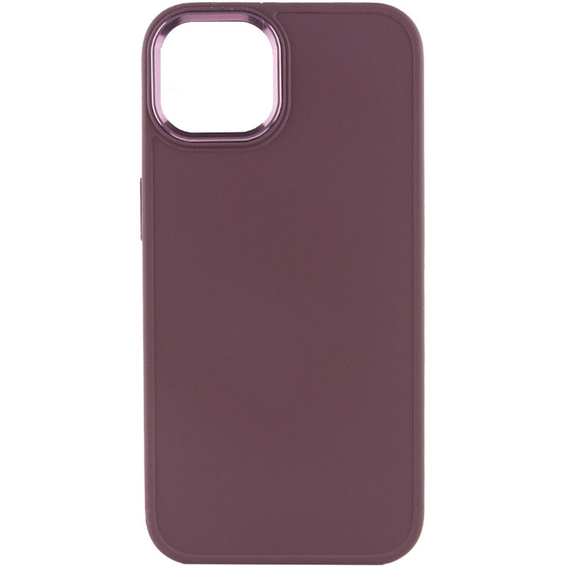 Фото TPU чохол Bonbon Metal Style на Apple iPhone 14 (6.1") (Бордовий / Plum) на vchehle.ua