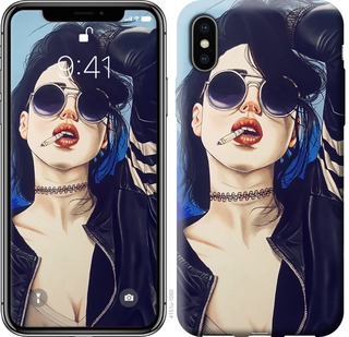 

Чохол Дівчина на стилі на iPhone XS Max 670521