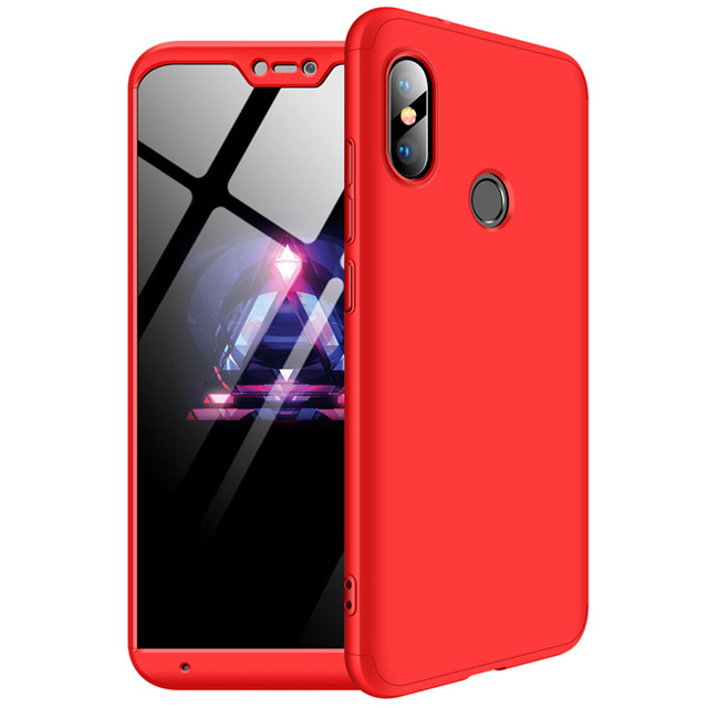 

Пластиковая накладка GKK LikGus 360 градусов для Xiaomi Redmi Note 6 Pro (Красный) 663172