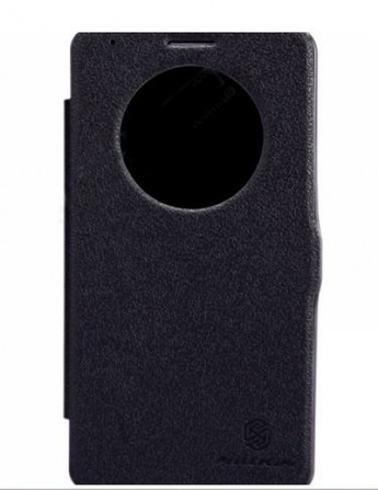 Кожаный чехол (книжка) Nillkin Fresh Series для LG D855/D850/D856 Dual G3 (Черный)