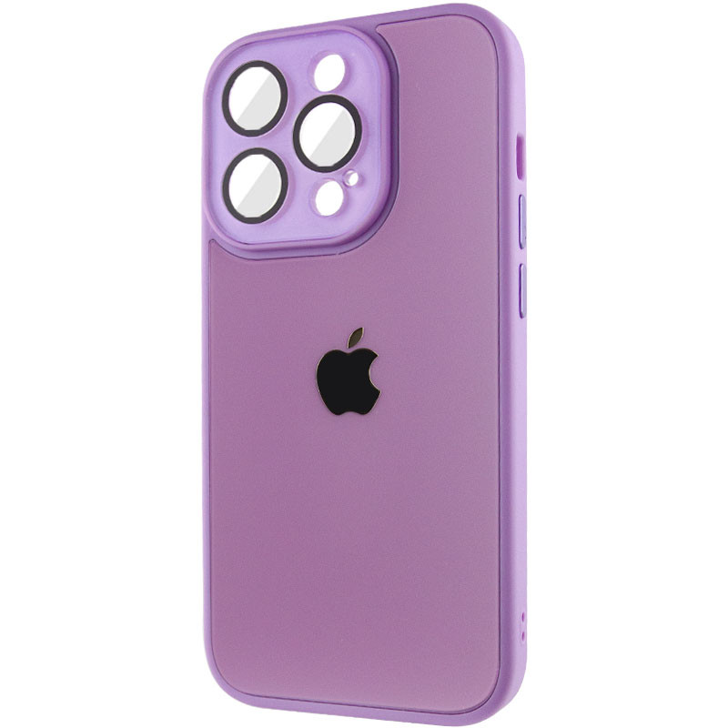 Фото Чохол TPU+Glass Sapphire Midnight на Apple iPhone 12 Pro (6.1") (Бузковий / Lilac) в маназині vchehle.ua