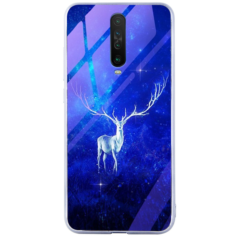 

TPU + Glass чохол Fantasy з глянцевими торцями для Xiaomi Poco X2 (Олень) 871545