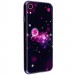 Фото TPU+Glass чехол Fantasy с глянцевыми торцами для Apple iPhone XR (6.1") (Пузырьки и цветы) на vchehle.ua