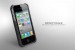 Кожаная накладка SGP (5 цветов) для iPhone 4 (черный)