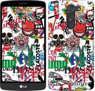 

Чохол Many different logos на LG G3 Stylus D690 637985