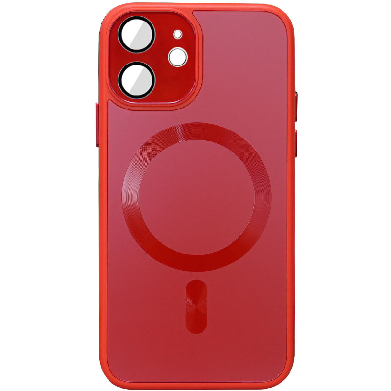 Чохол TPU+Glass Sapphire Midnight with Magnetic Safe на Apple iPhone 11 (6.1") (Червоний / Red)