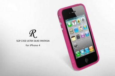 Ультратонкий чехол SGP Ultra Silke R Series (5 цветов)  для Iphone 4