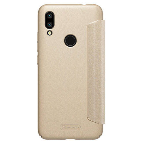

Шкіряний чохол (книжка) Nillkin Sparkle Series для Xiaomi Redmi 7 (Золотий) 707220