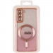 Купить TPU чехол Delight case with Magnetic Safe с защитными линзами на камеру для Samsung Galaxy S21 FE (Розовый / Rose Gold) на vchehle.ua