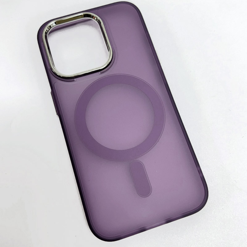 Фото Чехол TPU+PC Lily with Magnetic safe для Apple iPhone 14 Pro (6.1") (Deep Purple) на vchehle.ua