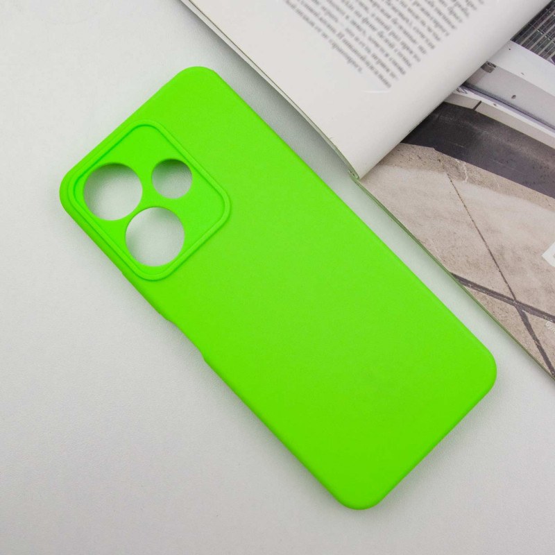 Фото Чохол Silicone Cover Lakshmi Full Camera (AA) на Xiaomi Redmi 13 4G / Poco M6 4G (Салатовий / Neon Green) в маназині vchehle.ua