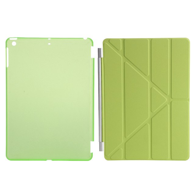 Кожаный чехол-книжка TTX Slim-Y series для Apple iPad 9,7" (2018) (Зеленый)