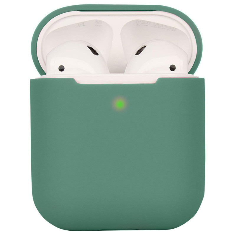 

Силіконовий футляр для навушників AirPods 1/2 (Зелений / Pine green) 1132330