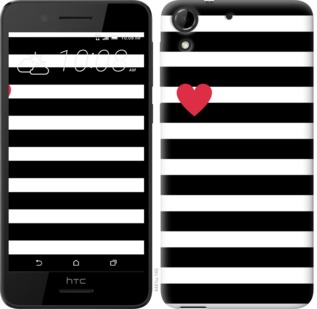 

Чохол Чорно-білі смуги на HTC Desire 728G 751788