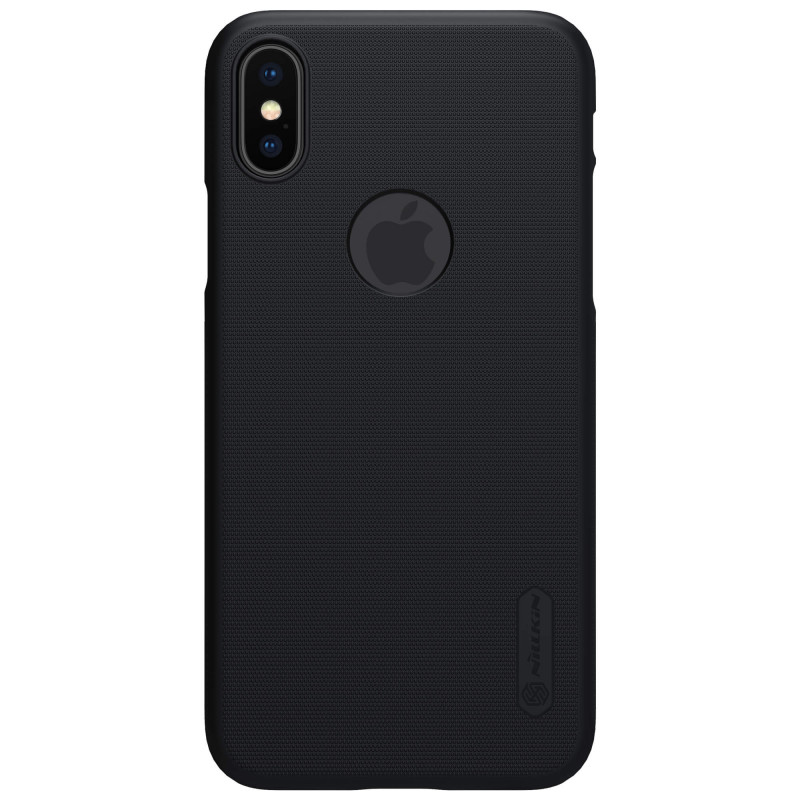 Фото Чехол Nillkin Matte для Apple iPhone X (5.8") / XS (5.8") (Черный (вырез для лого)) в магазине vchehle.ua