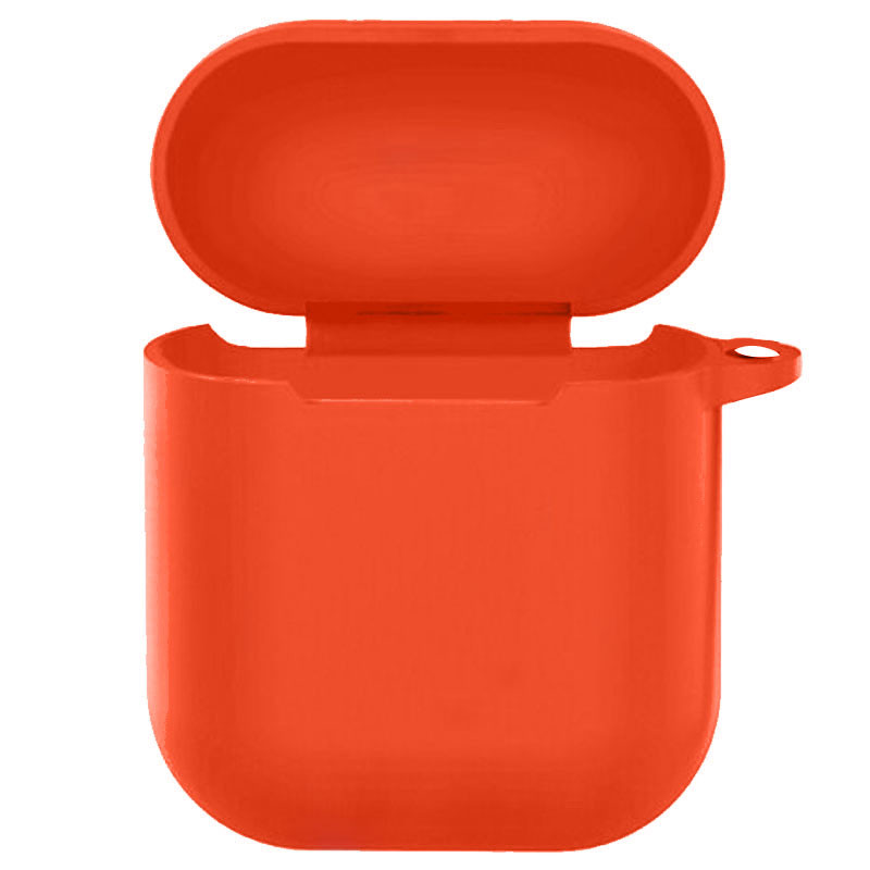 

Силиконовый футляр New с карабином для наушников Airpods 1/2 (Помаранчевий / Kumquat) 1200570