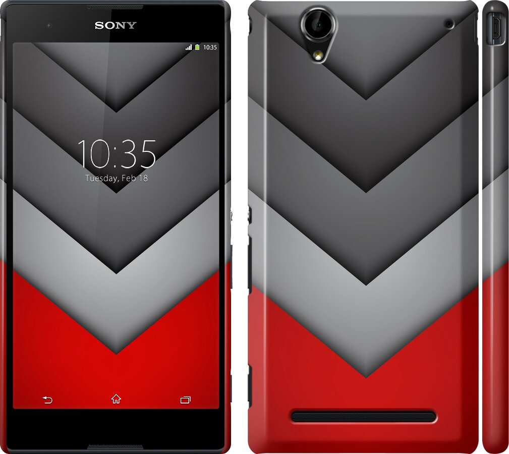 

Чехол Цветная геометрия для Sony Xperia T2 Ultra Dual D5322 280466