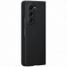 Фото Шкіряний чохол Leather Case (AAA) на Samsung Galaxy Z Fold5 (Black) в маназині vchehle.ua