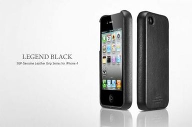 Кожаный чехол SGP (5 цветов) для iPhone 4