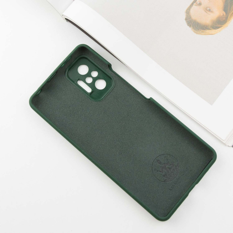 Фото Чохол Silicone Cover Lakshmi Full Camera (AAA) на Xiaomi Redmi Note 10 Pro / 10 Pro Max (Зелений / Cyprus Green) в маназині vchehle.ua